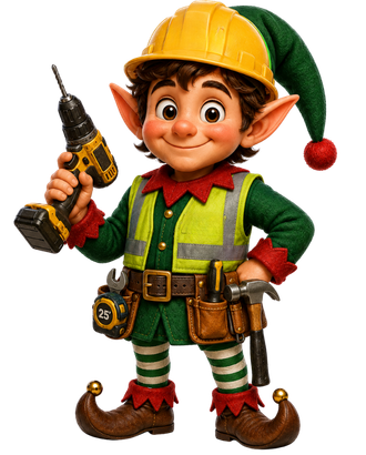 Construction Elf illustration